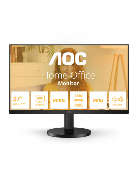 AOC B3 U27B3CF Monitor PC 68,6 cm (27") 3840 x 2160 Pixel 4K Ultra HD LCD Nero
