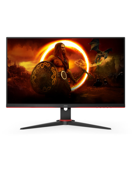 AOC G2 24G2ZE/BK LED display 60,5 cm (23.8") 1920 x 1080 Pixel Full HD Nero, Rosso