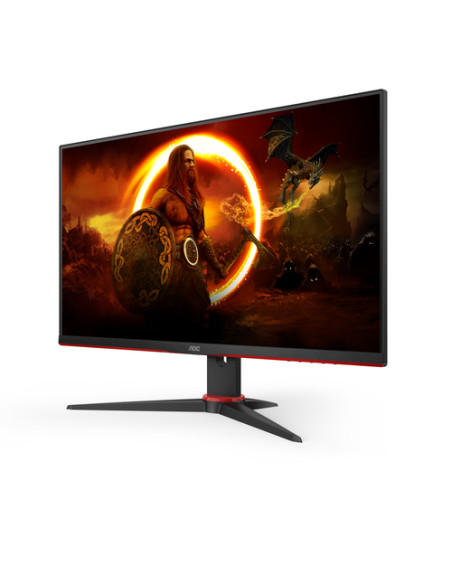 AOC G2 24G2ZE/BK LED display 60,5 cm (23.8") 1920 x 1080 Pixel Full HD Nero, Rosso