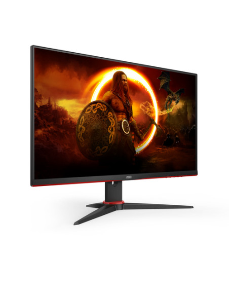 AOC G2 24G2ZE/BK LED display 60,5 cm (23.8") 1920 x 1080 Pixel Full HD Nero, Rosso