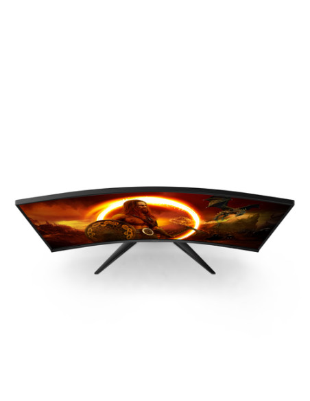 AOC G2 C32G2ZE/BK Monitor PC 80 cm (31.5") 1920 x 1080 Pixel Full HD LED Nero, Rosso