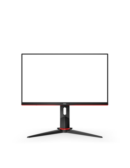 AOC G2 Q24G2A/BK LED display 60,5 cm (23.8") 2560 x 1440 Pixel Quad HD LCD Nero, Rosso