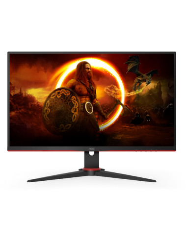 AOC G2 Q27G2E/BK Monitor PC 68,6 cm (27") 2560 x 1440 Pixel Quad HD Nero, Rosso