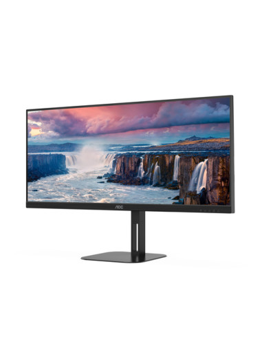 AOC V5 U34V5C/BK Monitor PC 86,4 cm (34") 3440 x 1440 Pixel UltraWide Quad HD LCD Nero