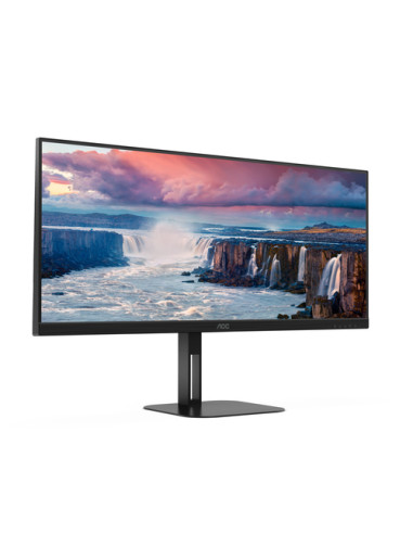 AOC V5 U34V5C/BK Monitor PC 86,4 cm (34") 3440 x 1440 Pixel UltraWide Quad HD LCD Nero