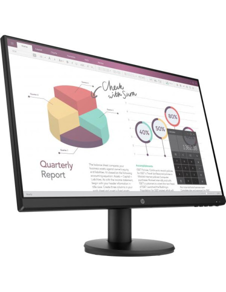 HP P24v G4 23.8 FHD IPS VGA HDMI Tilt 3y Monitor PC