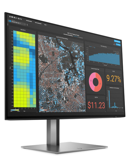 HP Z24f G3 Monitor PC 60,5 cm (23.8") 1920 x 1080 Pixel Full HD Argento