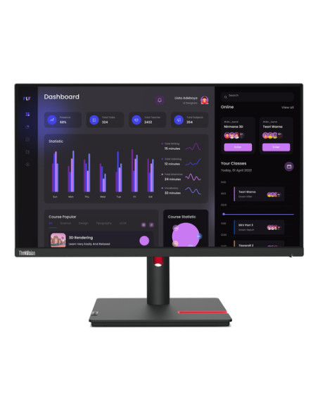 Lenovo ThinkVision T24i-30 LED display 60,5 cm (23.8") 1920 x 1080 Pixel Full HD Nero