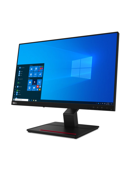 Lenovo ThinkVision T24t-20 Monitor PC 60,5 cm (23.8") 1920 x 1080 Pixel Full HD LED Touch screen Capacitivo Nero