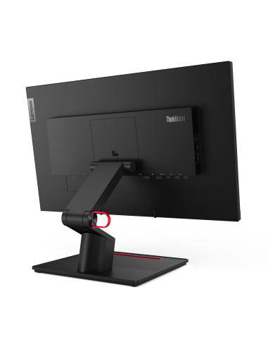 Lenovo ThinkVision T24t-20 Monitor PC 60,5 cm (23.8") 1920 x 1080 Pixel Full HD LED Touch screen Capacitivo Nero