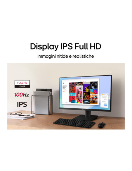 LG 27MR400-B Monitor PC 68,6 cm (27") 1920 x 1080 Pixel Full HD LED Nero