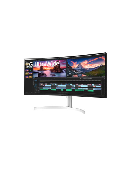 LG 38WN95CP-W Monitor PC 96,5 cm (38") 3840 x 1600 Pixel Quad HD+ QLED Bianco