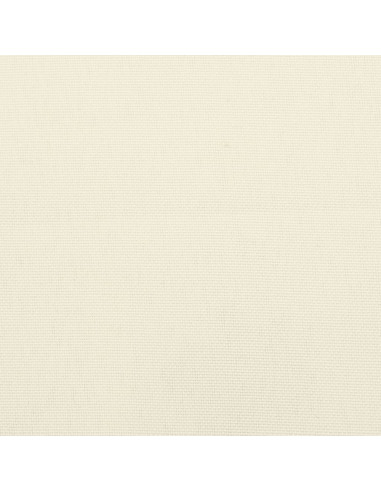 Cuscino Rotondo Crema Ø 100x11 cm in Tessuto Oxford