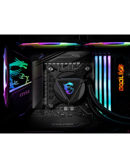 MSI MAG-CRLQD-360R2 sistema di raffreddamento per computer Scheda madre, Processore Kit di raffreddamento a liquido 12 cm Nero