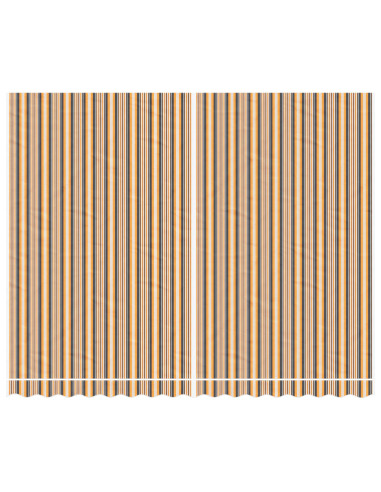 Tessuto di Ricambio per Tenda Strisce Multicolore 4x3 m