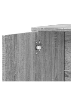 Credenza Grigio Sonoma 60x31x70cm in Legno Multistrato 2