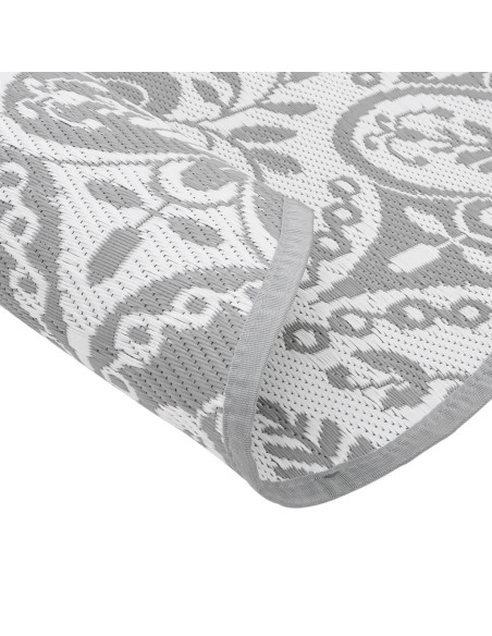 Tappeto da Esterno Grigio Chiaro Ø160 cm in PP