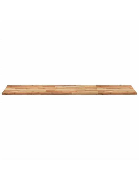 Piano da Bagno Finitura a Olio 120x50x2 cm in Legno di Acacia