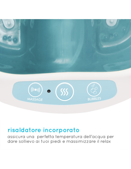 HoMedics Luxury Foot Spa con Funzione Calore