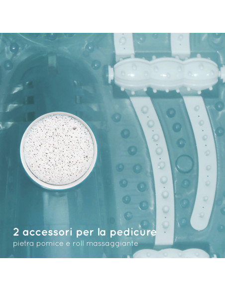 HoMedics Luxury Foot Spa con Funzione Calore