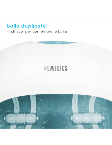 HoMedics Luxury Foot Spa con Funzione Calore