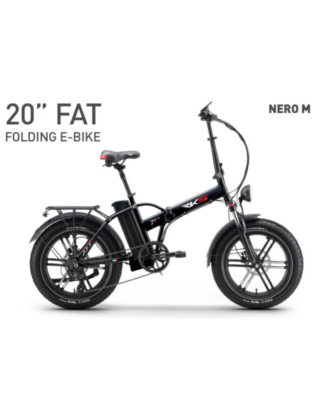 BICI ELETTRICA PIEGHEVOLE SKYJET 250W 20 X 4 36V 10 NERO