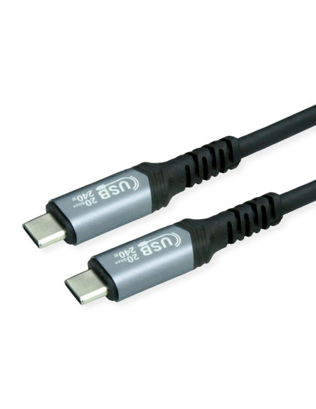 CAVO USB 4 C-C 2MT M/M BK 240W CONTATTI DORATI PD 48V/5A 20GBIT/S