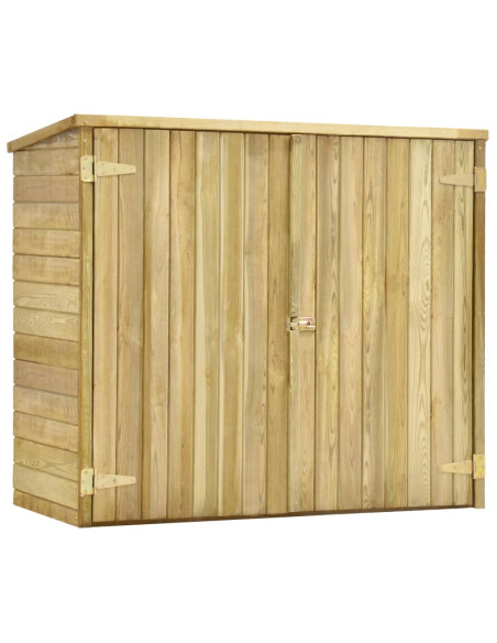 Rimessa Attrezzi da Giardino 135x60x123cm  in Pino Impregnato