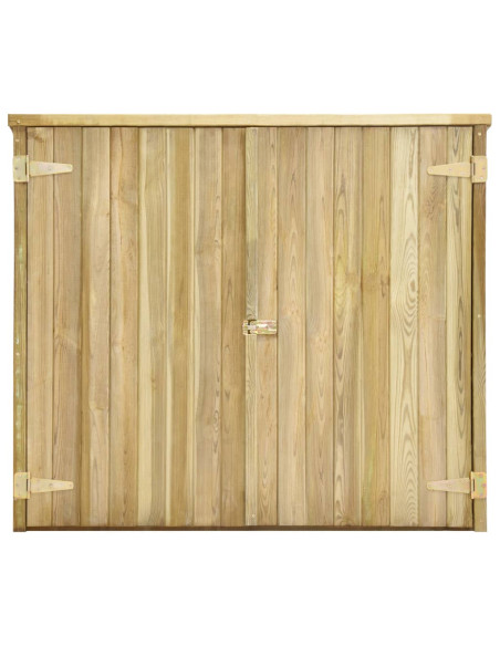 Rimessa Attrezzi da Giardino 135x60x123cm  in Pino Impregnato