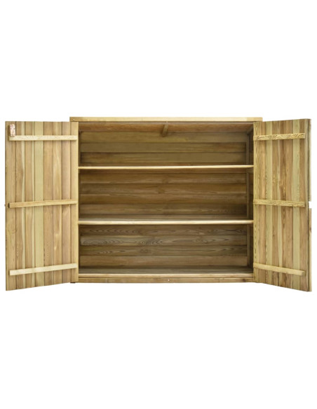 Rimessa Attrezzi da Giardino 135x60x123cm  in Pino Impregnato