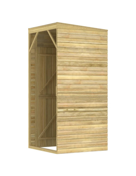 Capanno da Giardino 100x110x218 cm in Legno di Pino Impregnato