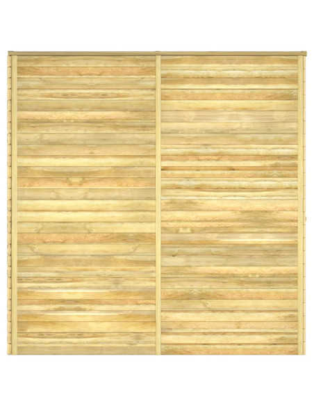Capanno da Giardino 100x210x218 cm in Legno di Pino Impregnato
