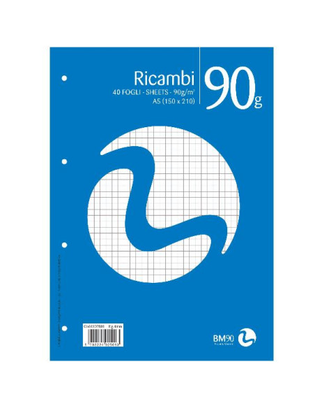 RICAMBI NON RINF. A5 90GR R. 4MM
