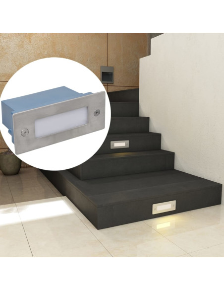 Lampade da Incasso a LED 6 pz per Scale 44x111x56 mm
