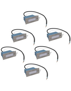Lampade da Incasso a LED 6 pz per Scale 44x111x56 mm 2