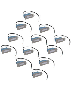 Lampade da Incasso a LED 12 pz per Scale 44x111x56 mm 2