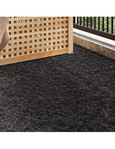 Erba artificiale Nero 1500 x 100 x 4 cm Polipropilene