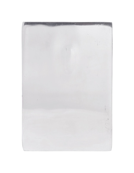 Fermalibri 2 pz Argento 11x14x17,5 cm Alluminio Seghettato