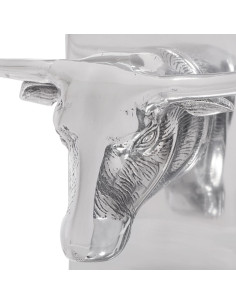 Fermalibri 2 pcs Argento 21,5 x 15,5 x 20 cm Alluminio