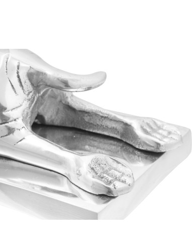 Fermalibri 2 pcs Argento 12 x 15 x 18 cm Alluminio