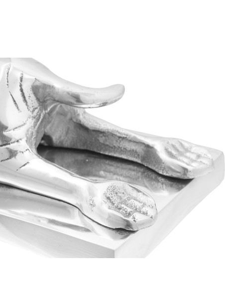 Fermalibri 2 pcs Argento 12 x 15 x 18 cm Alluminio