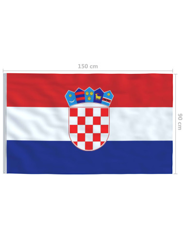 Bandiera della Croazia 90x150 cm