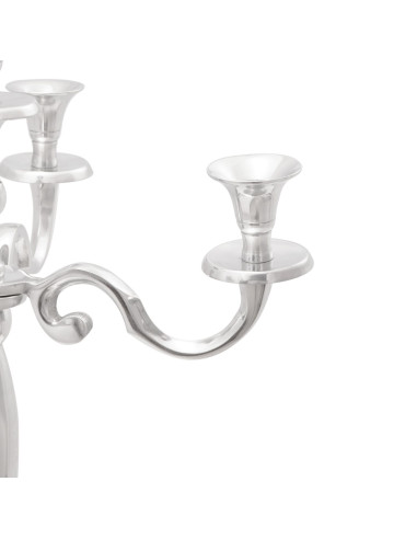 Candelabro Argento 39 x 39 x 60 cm Alluminio