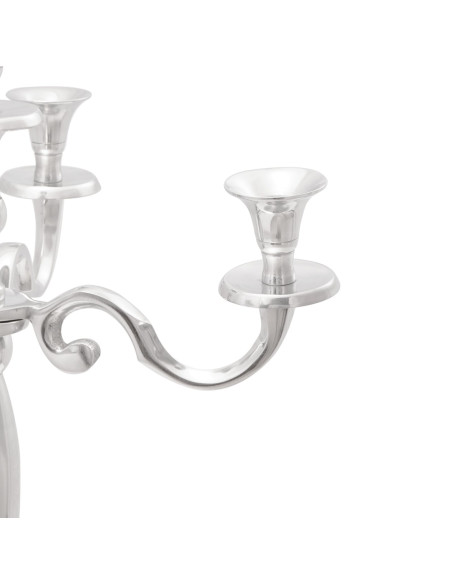 Candelabro Argento 39 x 39 x 60 cm Alluminio
