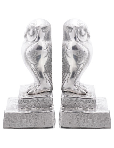Fermalibri 2 pcs Argento 12 x 9 x 19 cm Alluminio