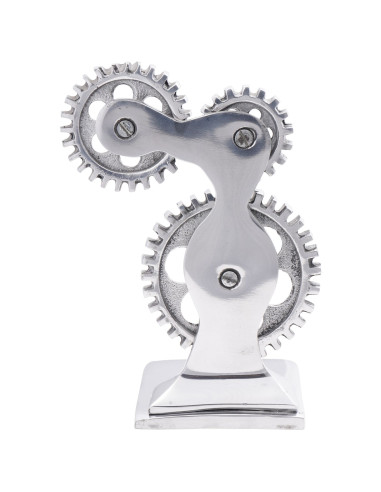 Fermalibri 2 pcs Argento 10 x 10 x 22 cm Alluminio