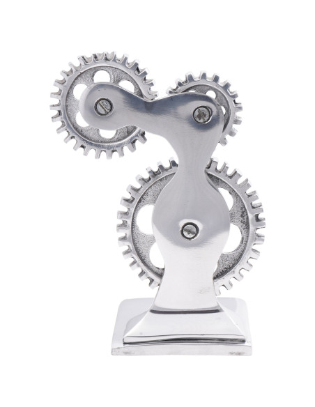 Fermalibri 2 pcs Argento 10 x 10 x 22 cm Alluminio