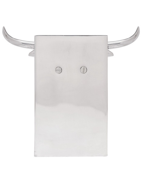 Fermalibri 2 pz Argento 21,5x15,5x20 cm Alluminio Toro