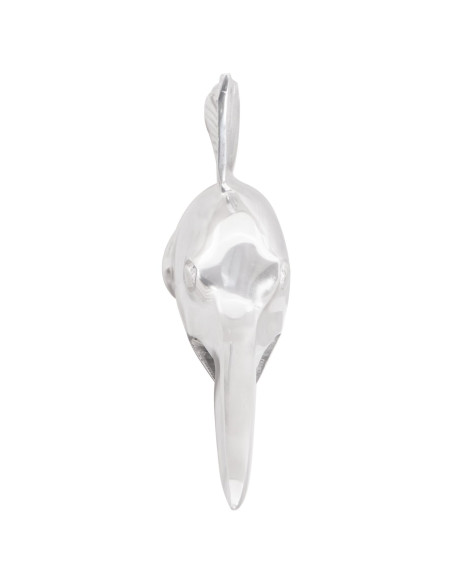 Pesce Spada da Muro Argento 91x8x26 cm in Alluminio