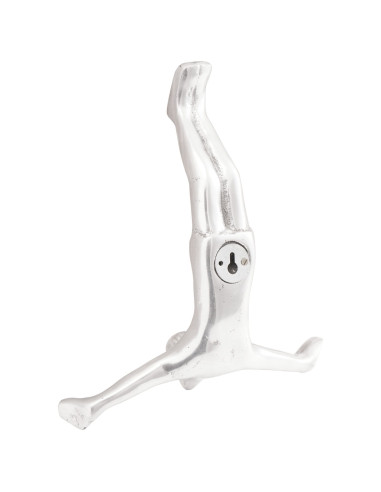 Scultura Argento 22 x 8 x 25 cm Alluminio